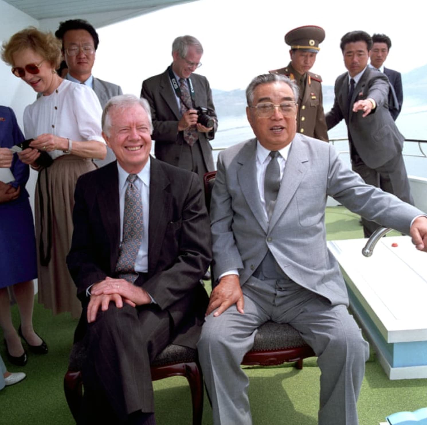 jimmy carter and kim il sung